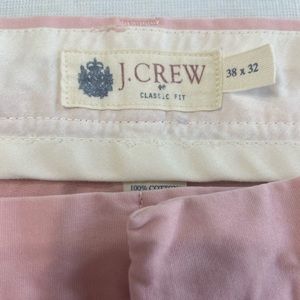 J Crew pale pink chinos 38 W 32 L